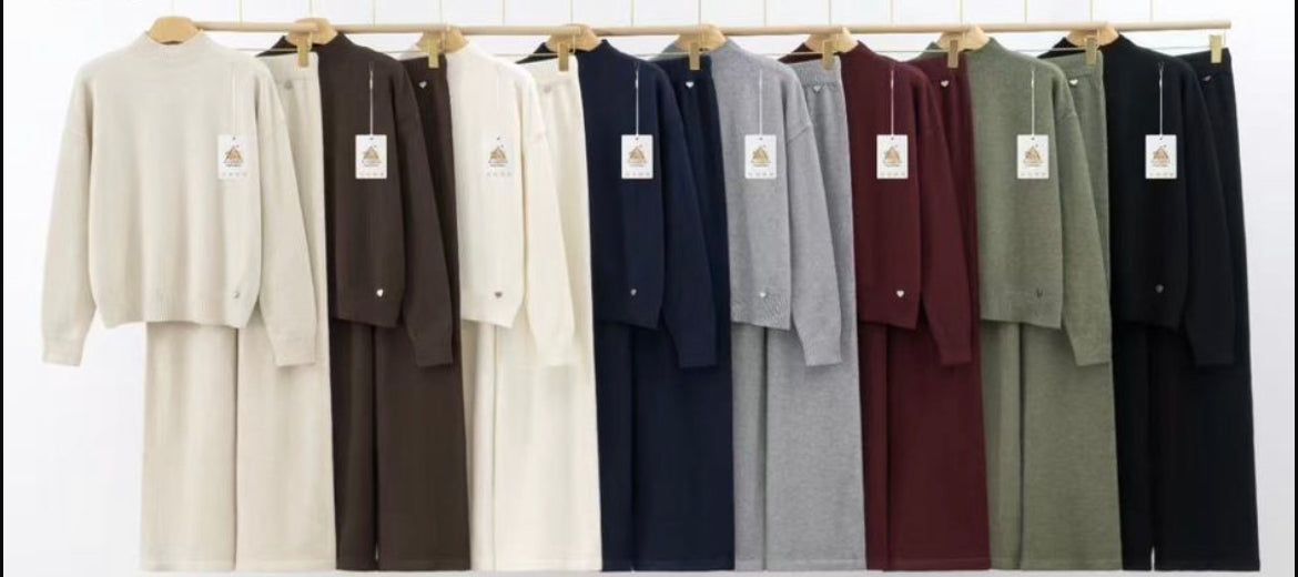 Completo elegante in tessuto leggero