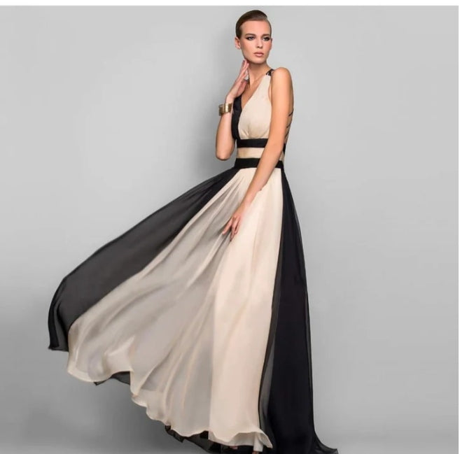 Abito elegante in tessuto pregiato