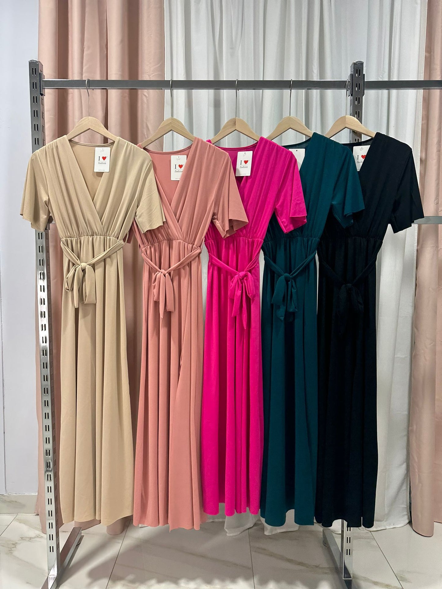 Vestito Elegante in Turchese