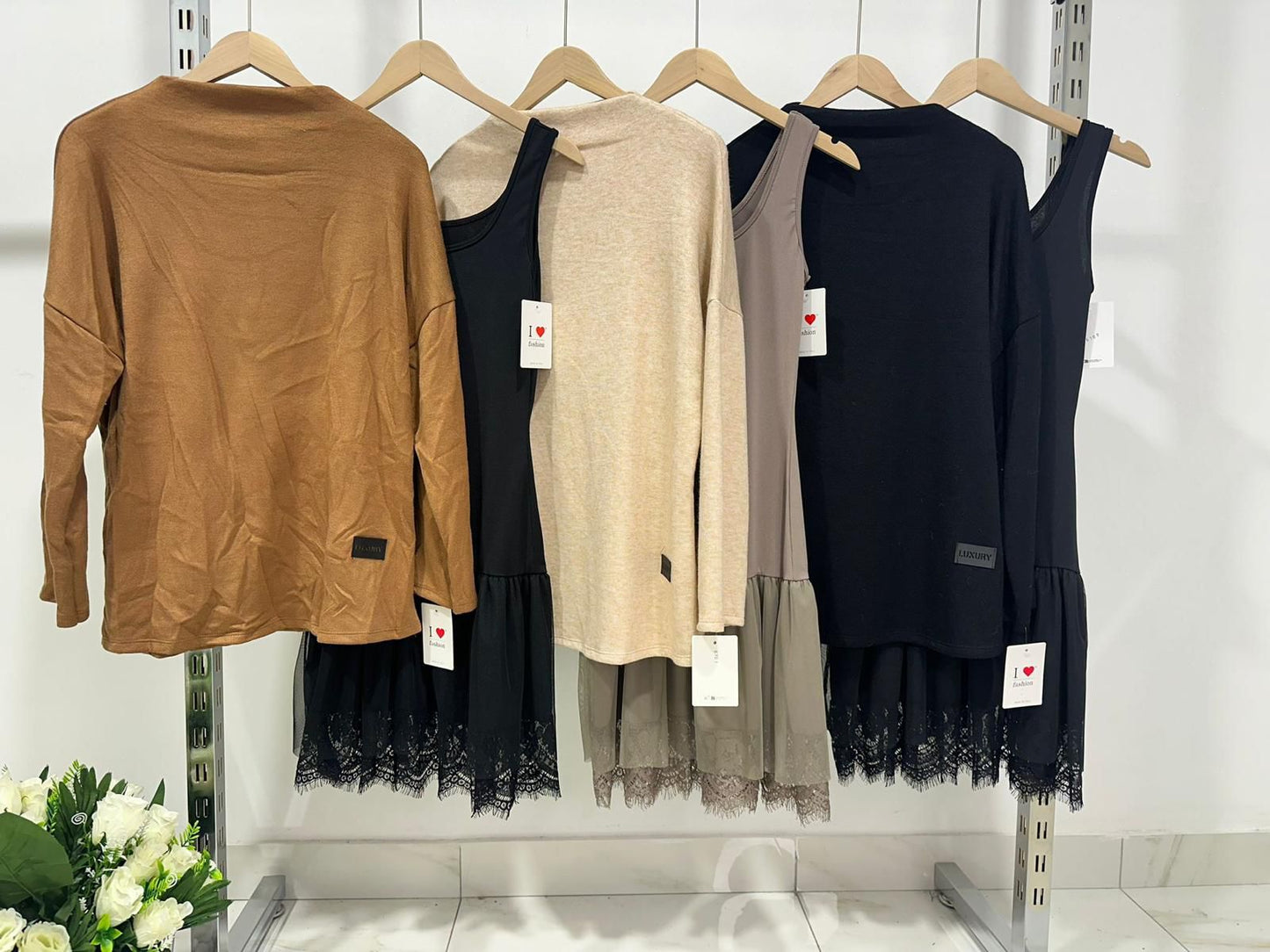 Completo elegante in stile kimono