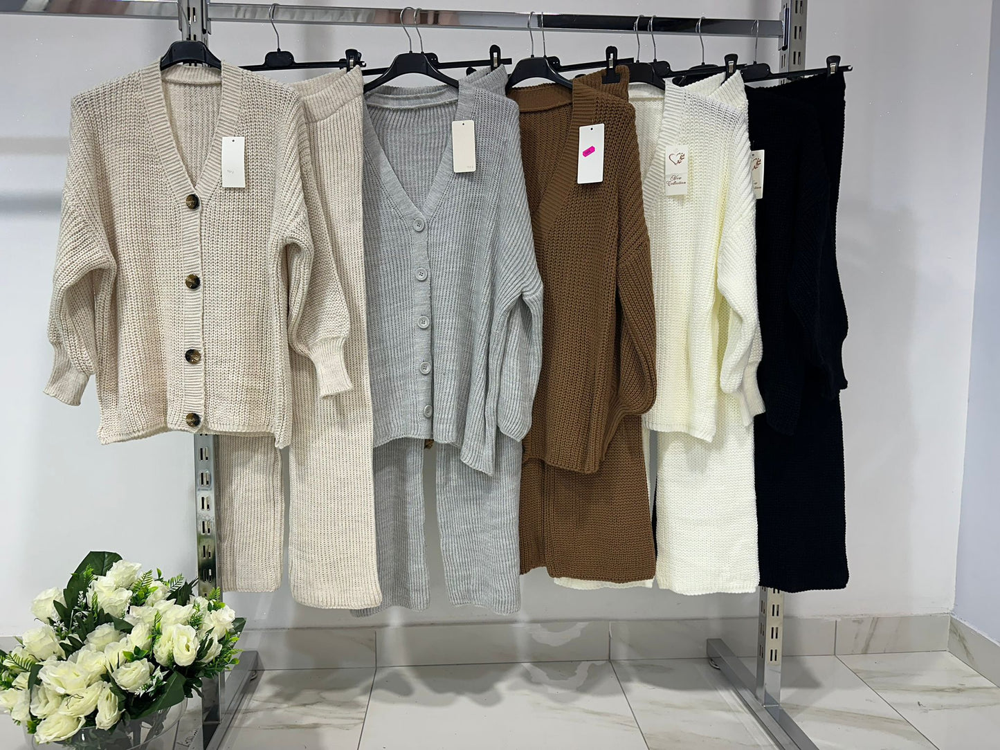 Completo elegante in tessuto pregiato