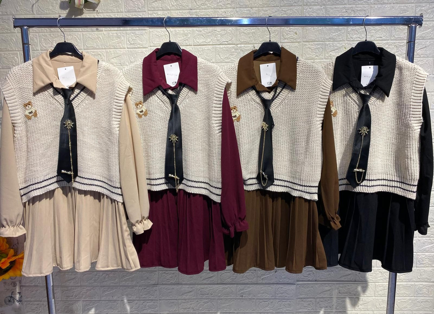 Completo elegante in tessuto leggero