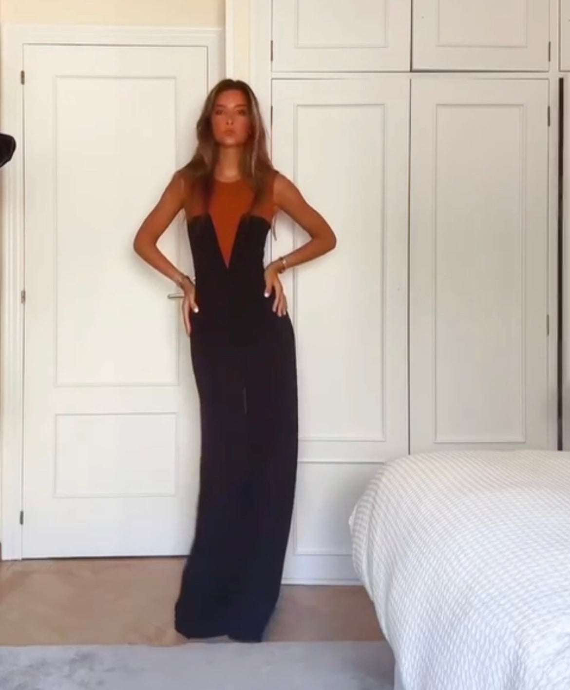 Tuta in maglia di lana