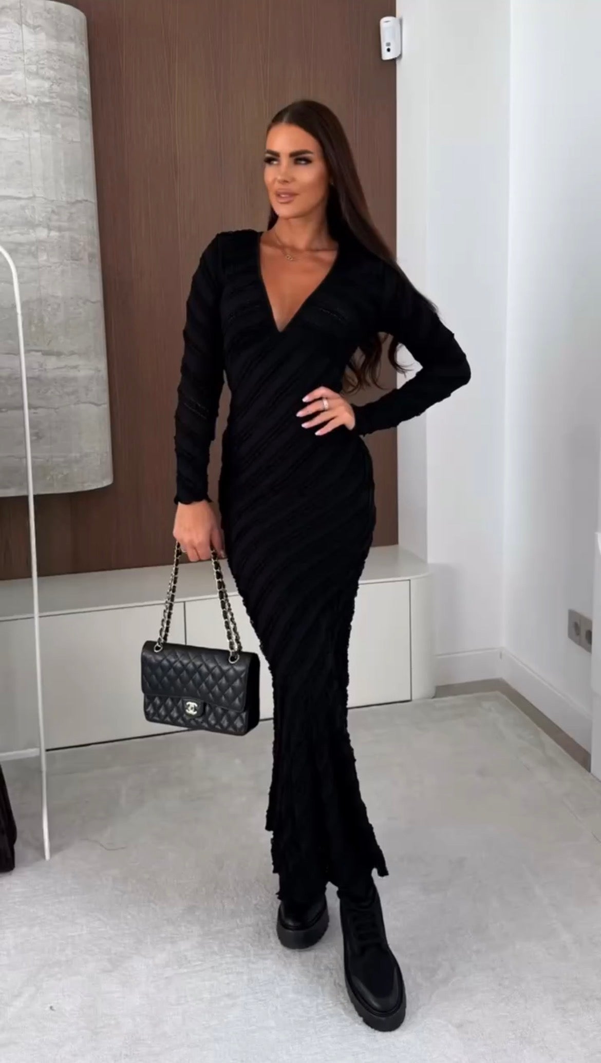 Abito Elegante in Tessuto Leggero