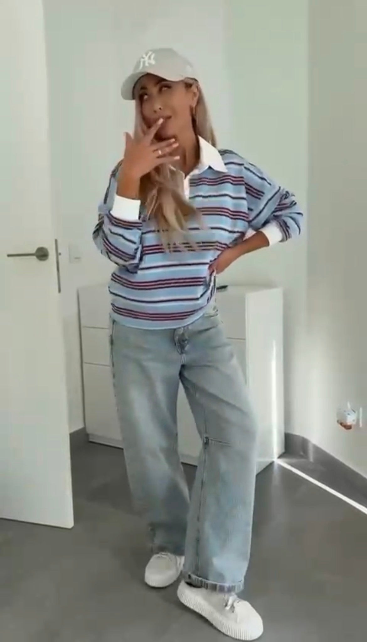 Maglia a maniche lunghe in cotone