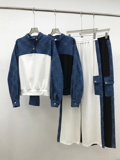 Completo Elegante in Tessuto di Alta Qualità