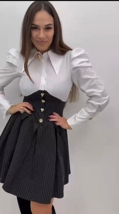 Abito elegante in tessuto leggero