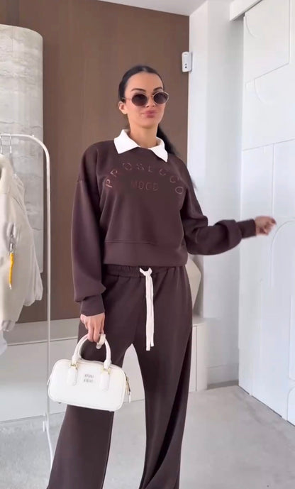 Completo elegante in tessuto pregiato