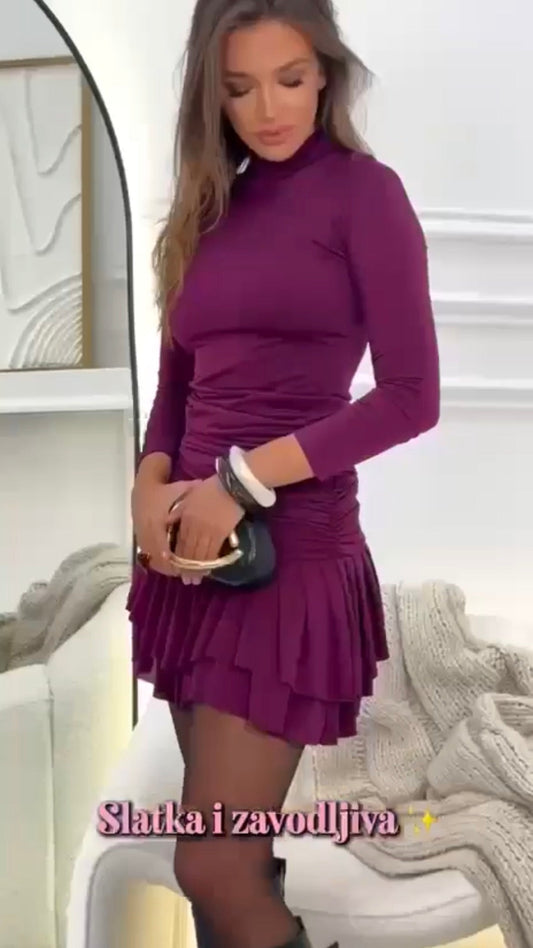 Abito elegante in tessuto pregiato