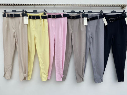 Pantaloni Eleganti in Tessuto Confortevole