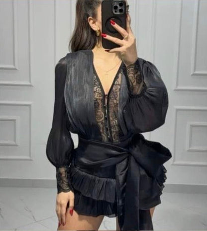 Abito elegante in tessuto leggero