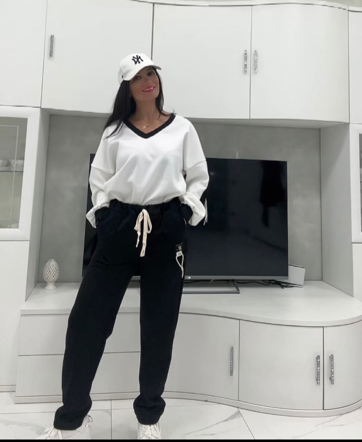 Completo elegante in tessuto pregiato