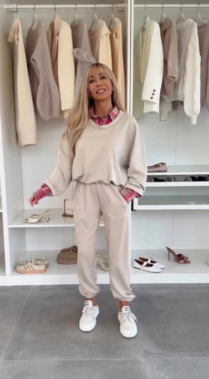 Coordinato Elegante in Tessuto Morbido