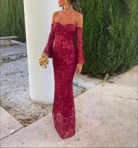 Abito elegante in tessuto pregiato