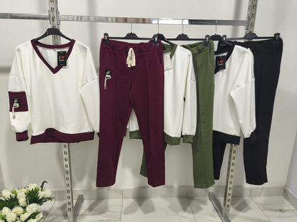 Completo elegante in tessuto pregiato