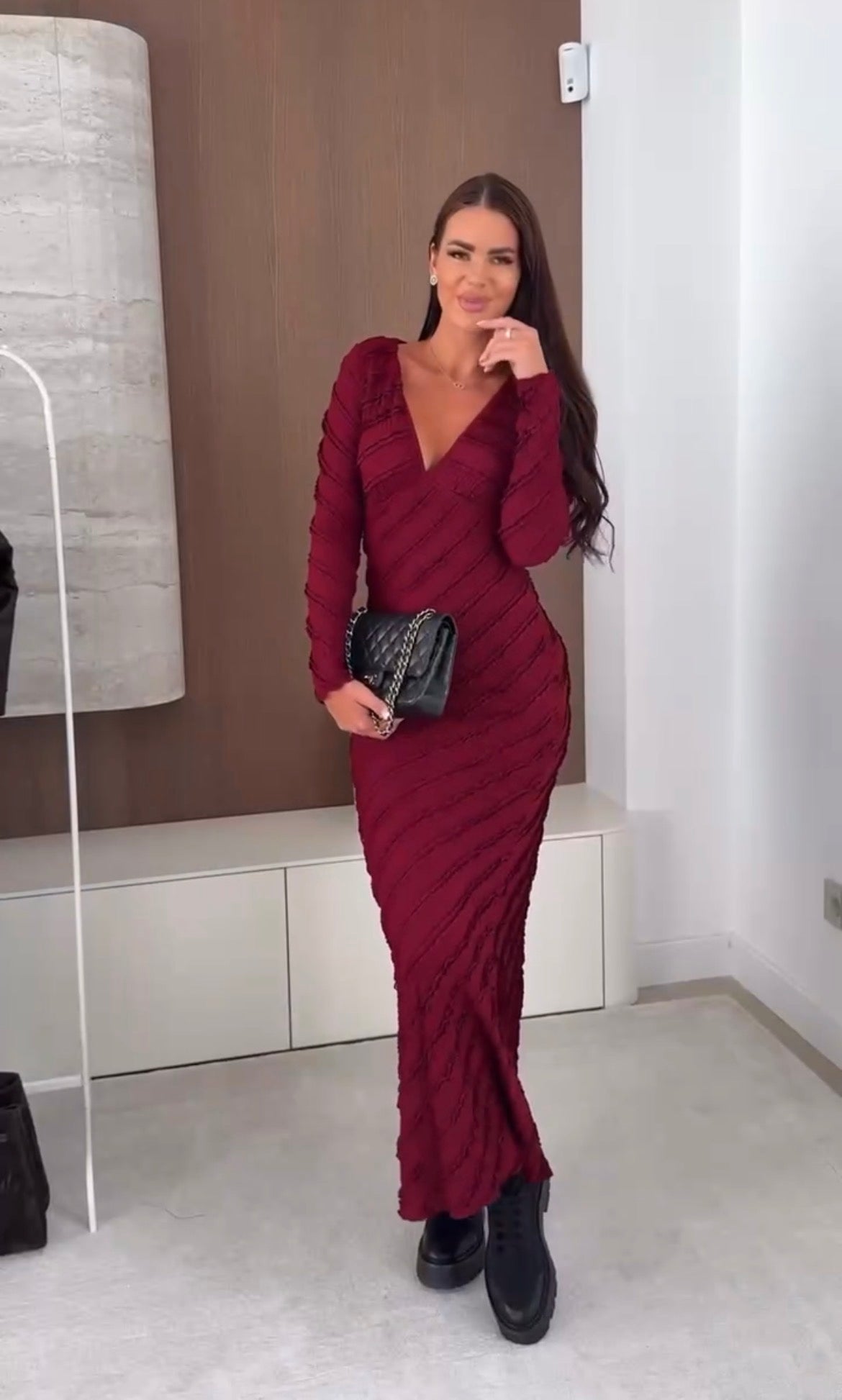 Abito Elegante in Tessuto Leggero