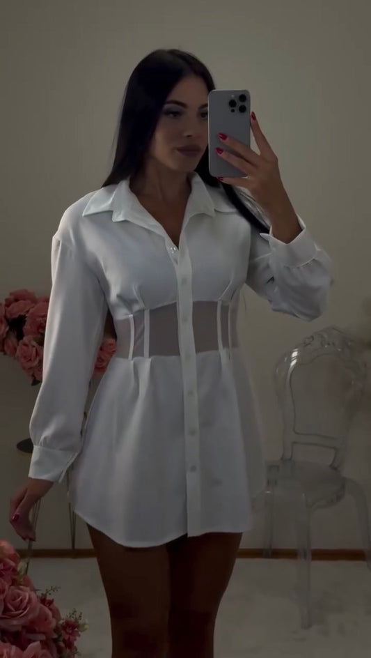 Abito Elegante in Tessuto Leggero