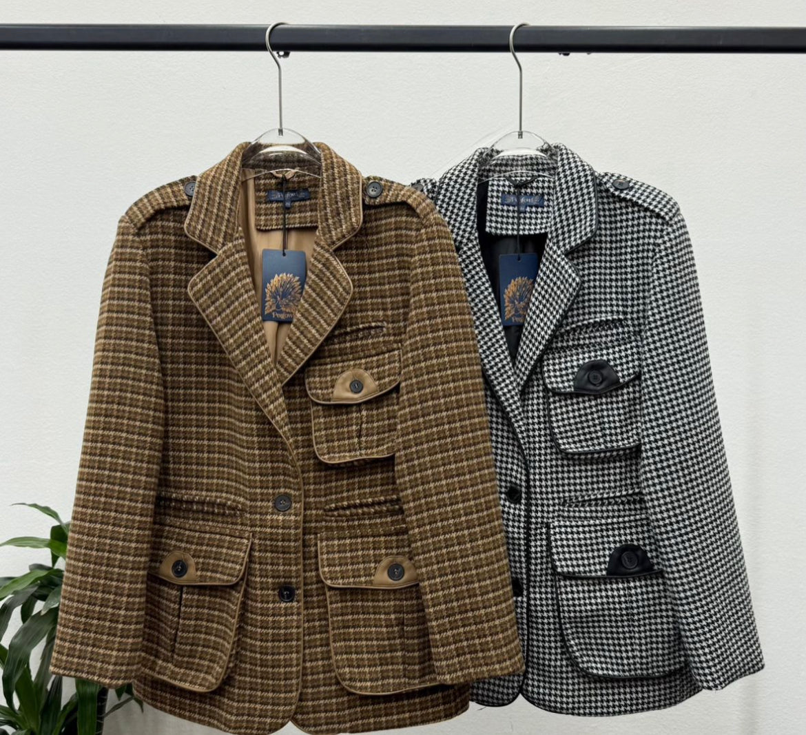 Blazer elegante in tessuto pregiato