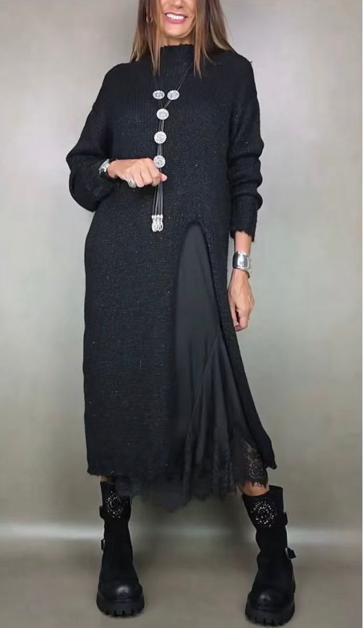 Abito elegante in tessuto pregiato