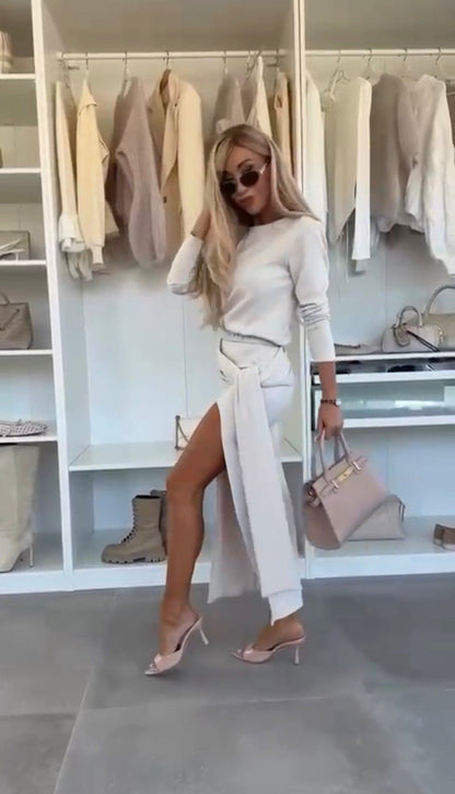 Completo Elegante in Tessuto di Alta Qualità