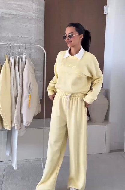 Completo elegante in tessuto pregiato