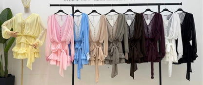 Abito elegante in tessuto leggero