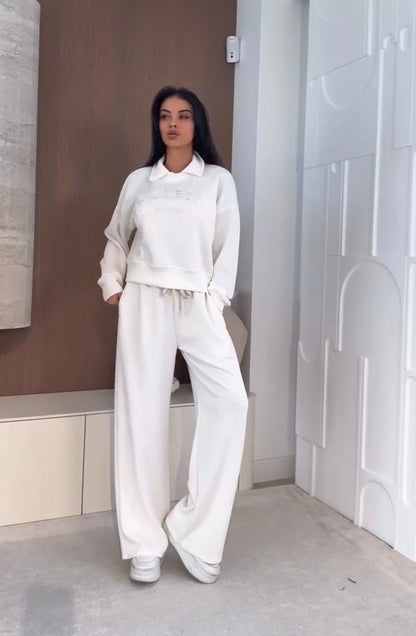 Completo elegante in tessuto pregiato