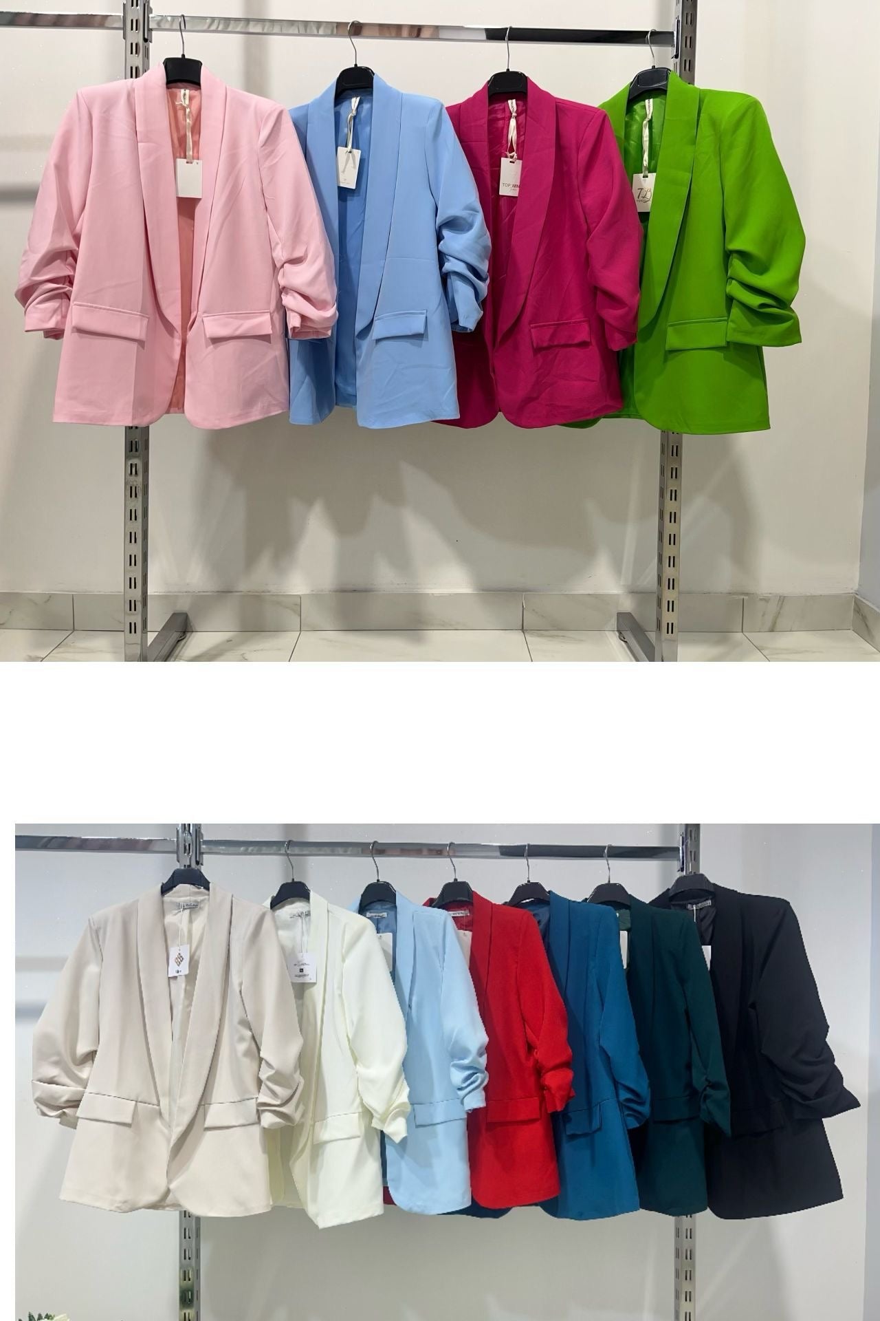 Giacca in tessuto verde smeraldo