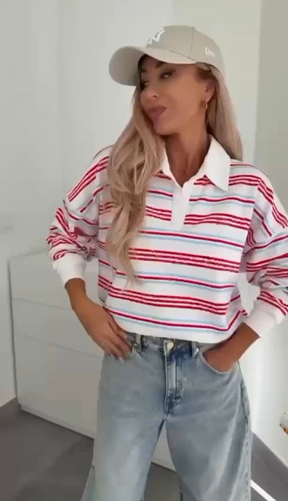 Maglia a Maniche Lunghe in Cotone Morbido