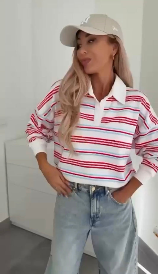 Maglia a Maniche Lunghe in Cotone Morbido