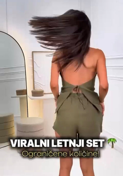 Completo elegante in tessuto pregiato