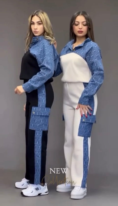 Completo elegante in tessuto pregiato