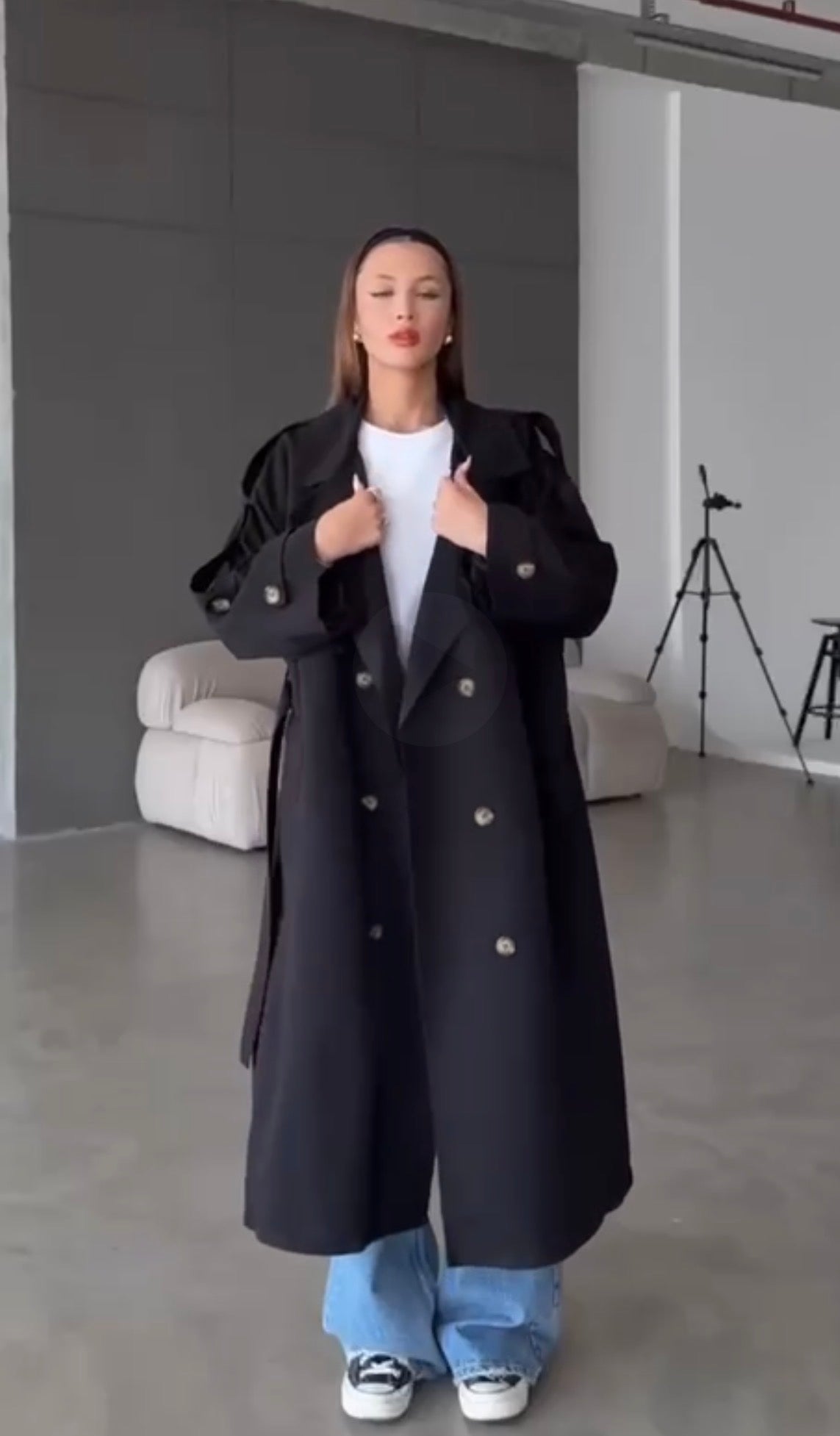 Cappotto Impermeabile Lungo