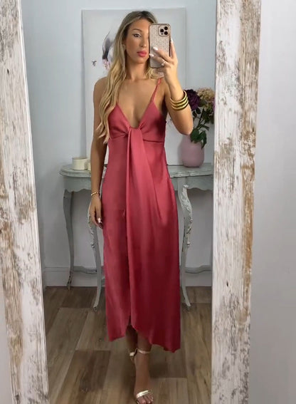 Abito Elegante in Tessuto Leggero