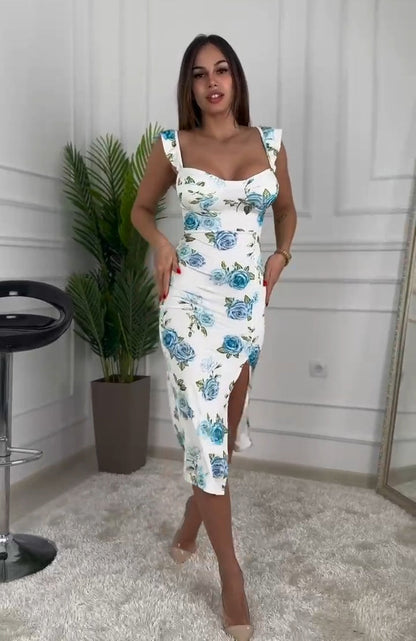 Vestito Elegante in Stile Parigino