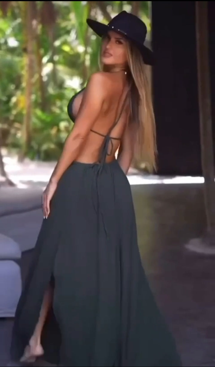 Abito elegante in tessuto leggero