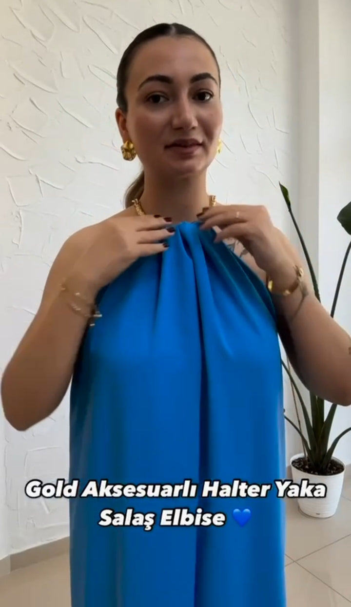 Abito elegante in tessuto leggero