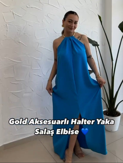 Abito elegante in tessuto pregiato