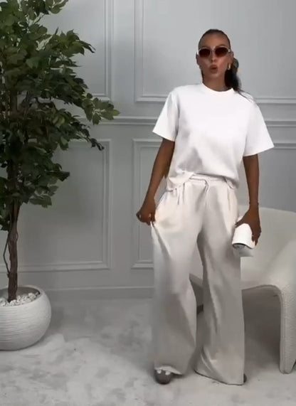 Completo elegante in tessuto pregiato