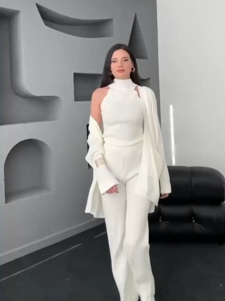 Completo elegante in tessuto pregiato