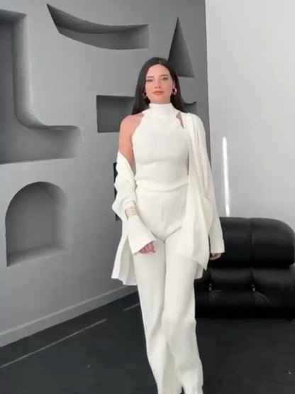 Completo elegante in tessuto pregiato