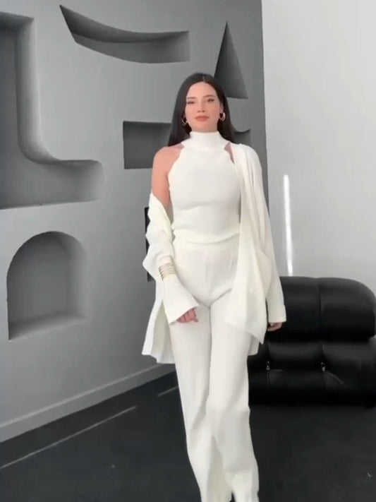 Completo elegante in tessuto pregiato