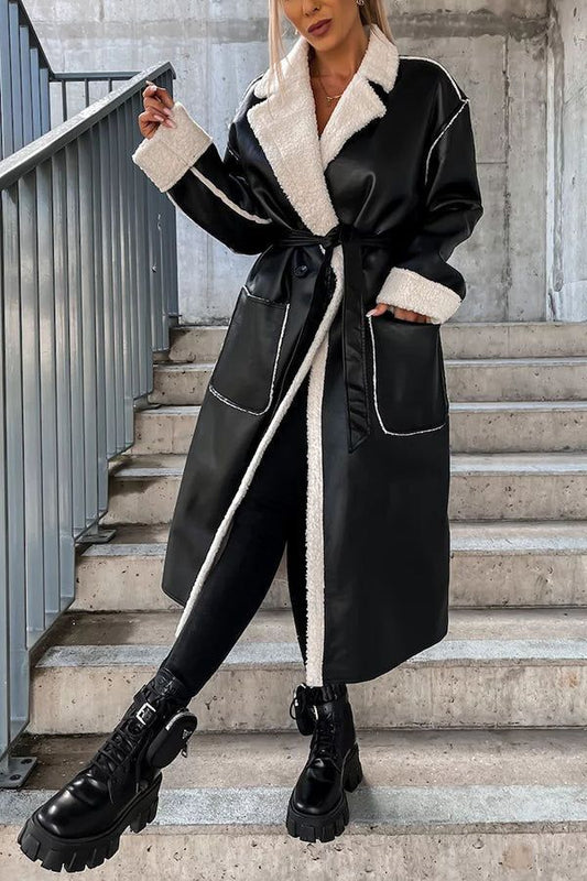 Cappotto elegante in tessuto pregiato