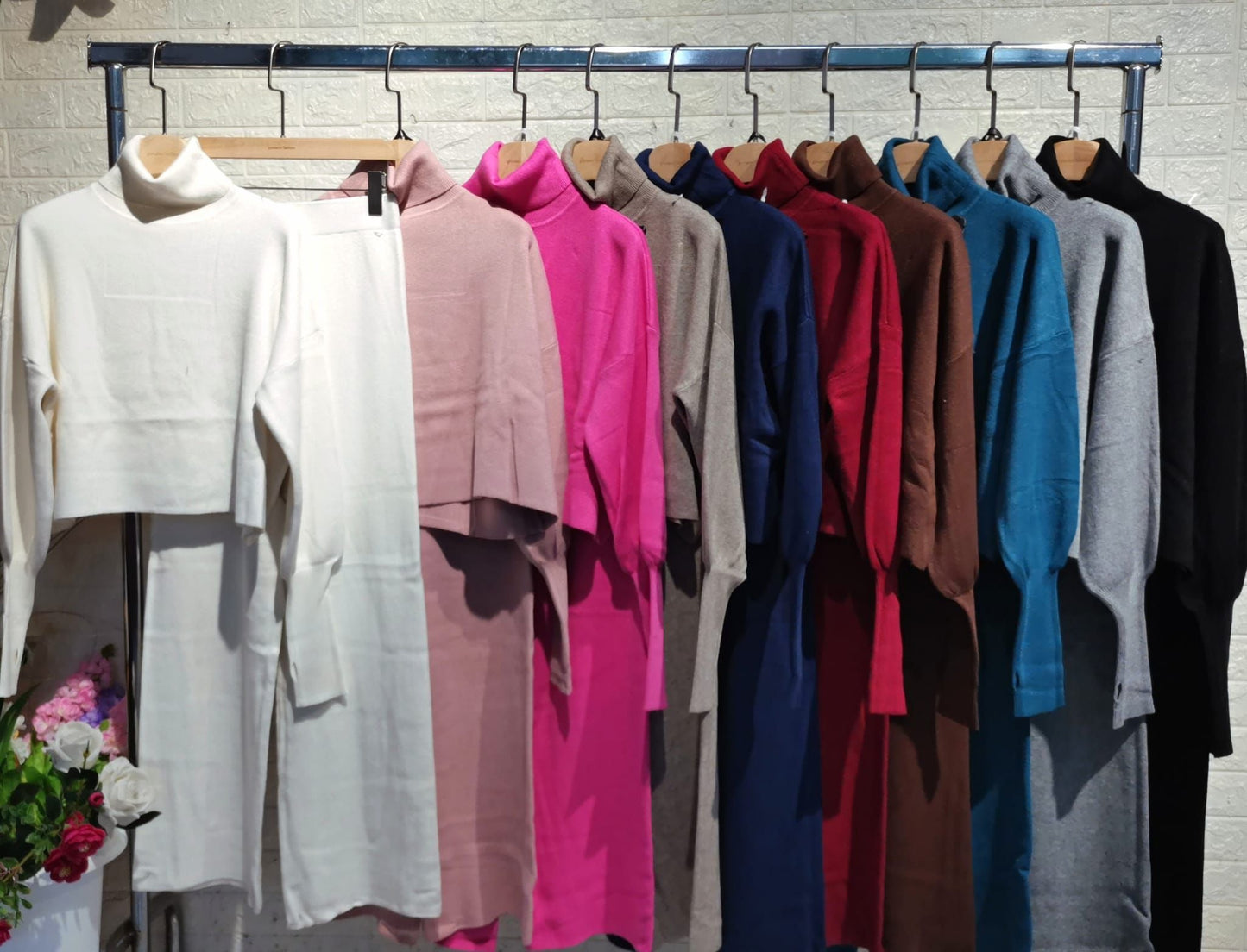 Completo elegante in tessuto leggero