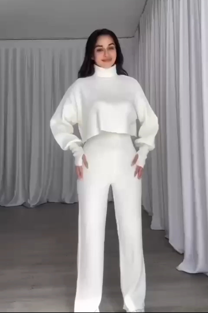 Completo elegante in tessuto leggero