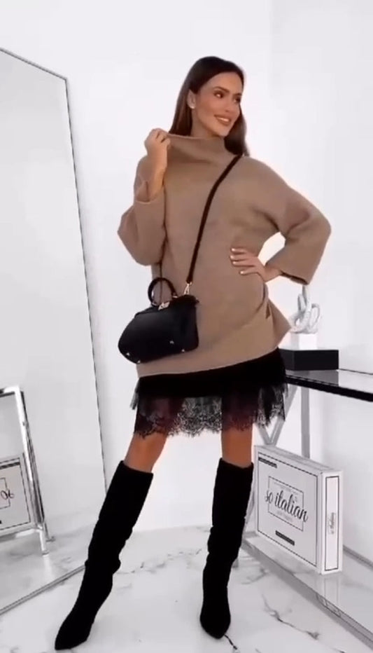 Completo Elegante in Stile Kimono