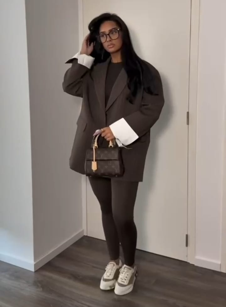 Blazer elegante in tessuto pregiato
