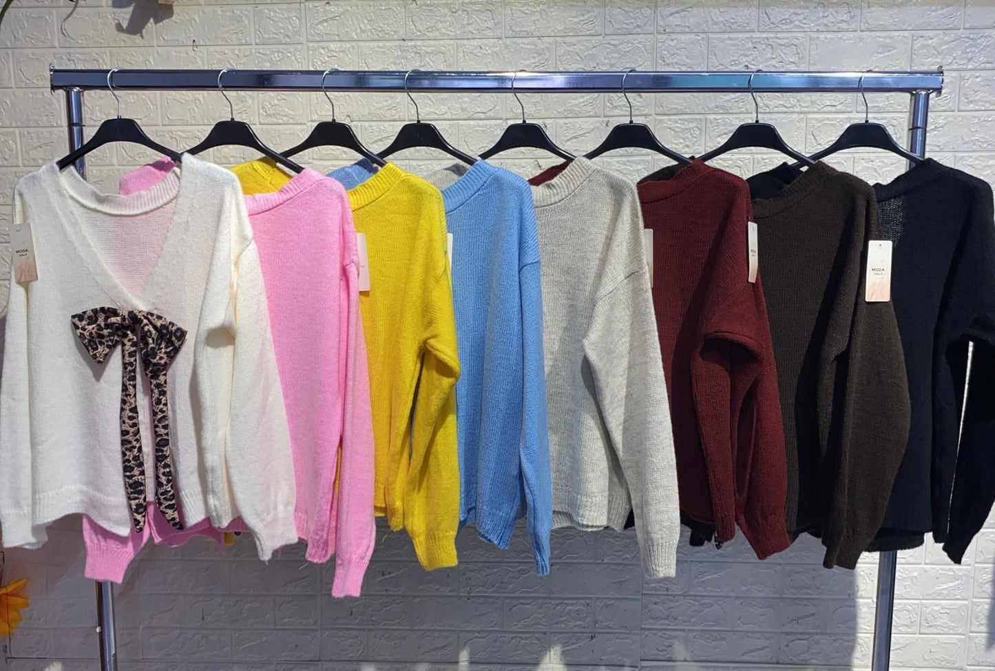 Maglia con Dettaglio Fiocco