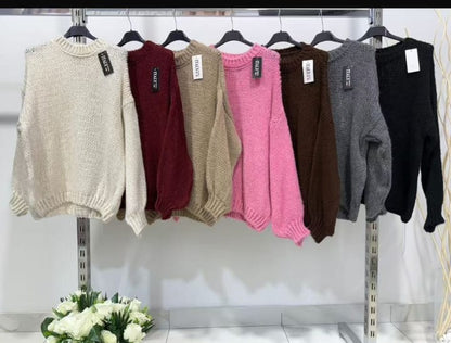 Maglione in Lana a Collo Alto