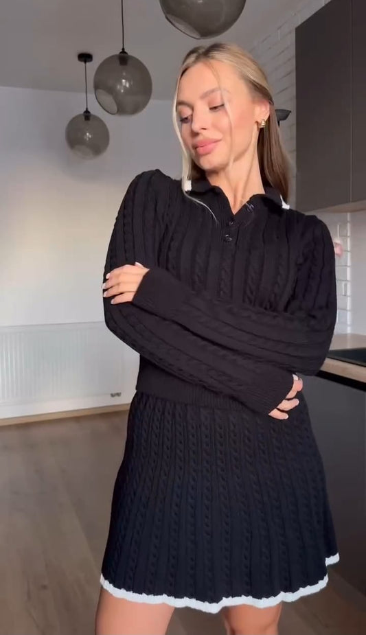 Coordinato Elegante in Tessuto Morbido